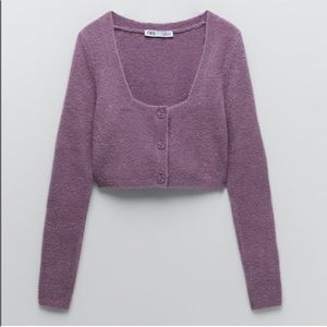 Zara cropped cardigan